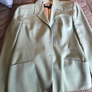 DKNY seafoam green blazer